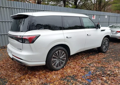 2026 Infiniti Qx80 Luxe Awd from USA, damaged, VIN JN8AZ3BE6T9720251